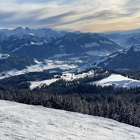 Confortable Chalet Avec Magnifique Vue En Gruyere. Charmey Dış mekan fotoğraf