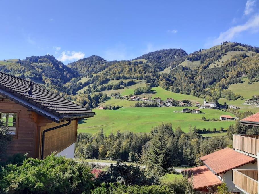Confortable Chalet Avec Magnifique Vue En Gruyere. Charmey Dış mekan fotoğraf